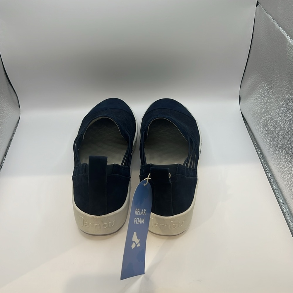 Jambu Shoes | Jambu  Erin Suede Casual Step - ln Sneaker Blue - Picture 3 of 11